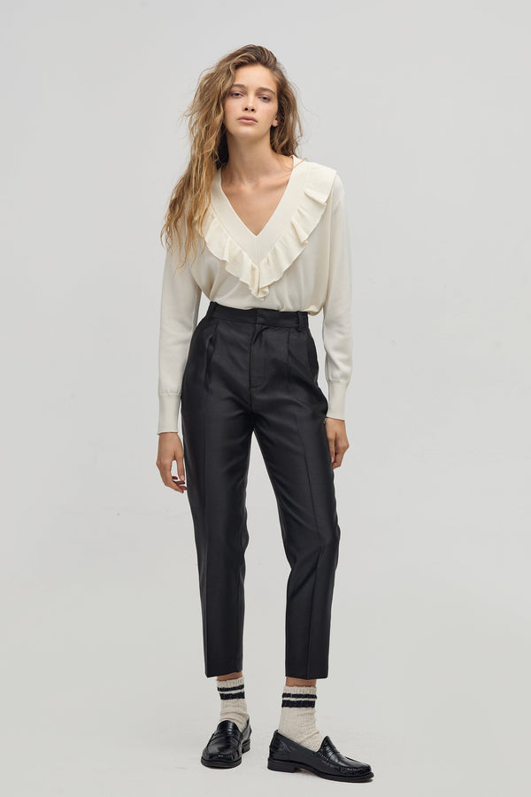 Rome Taffeta Pants - Black