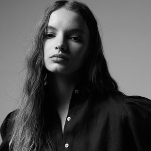 Camille Linen Shirt - Black