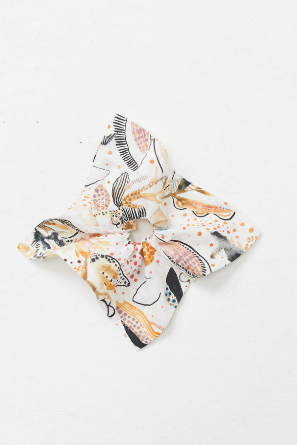 Alexa Linen Hair Scrunchie - Day Forest