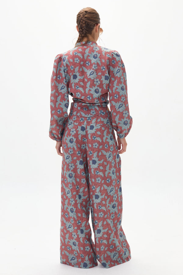 Meknes Linen Shirt - Matilde Print