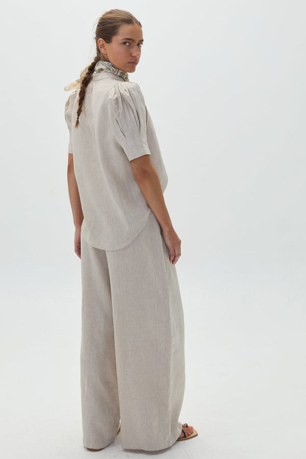 Athina Linen Shirt - Natural