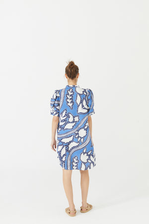 Athina Short Linen Dress - Mykonos