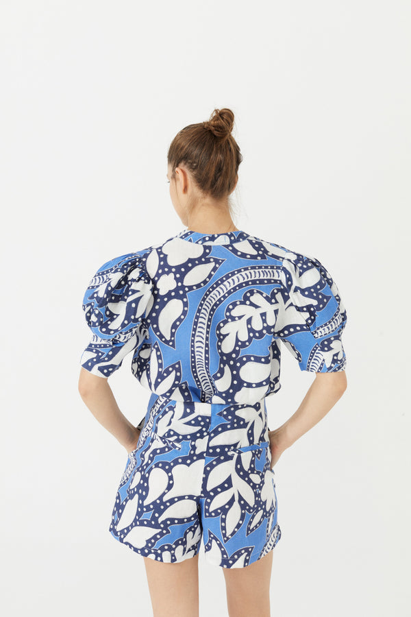 Frida Linen Shorts - Mykonos