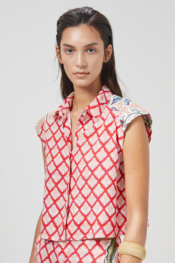 Menara Linen Shirt - Tangier