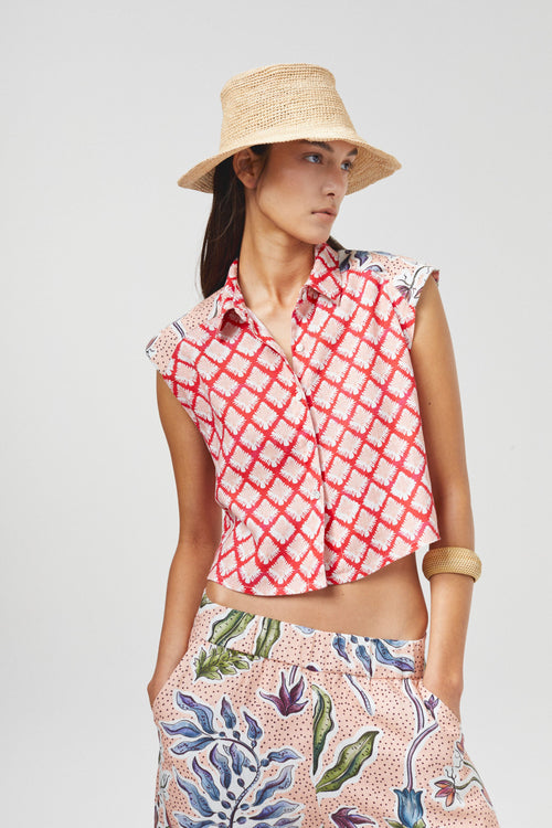 Menara Linen Shirt - Tangier