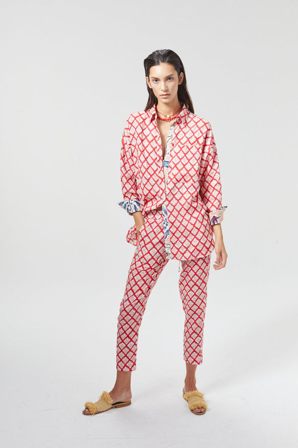 Lotus Linen Pants - Tangier