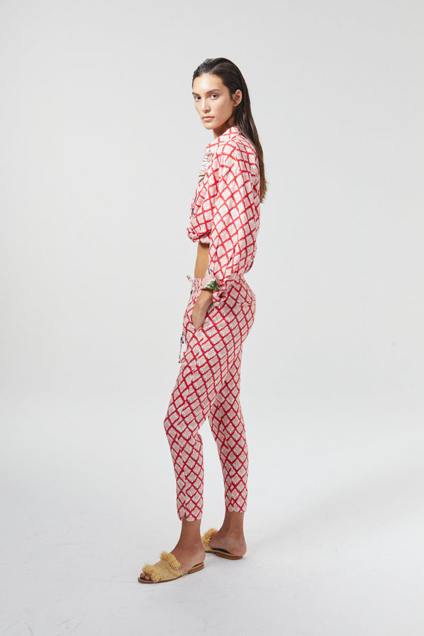 Lotus Linen Pants - Tangier