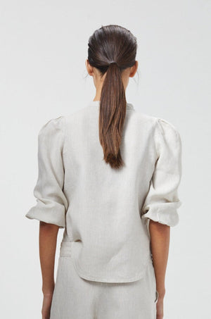 Meknes Linen Shirt - Natural