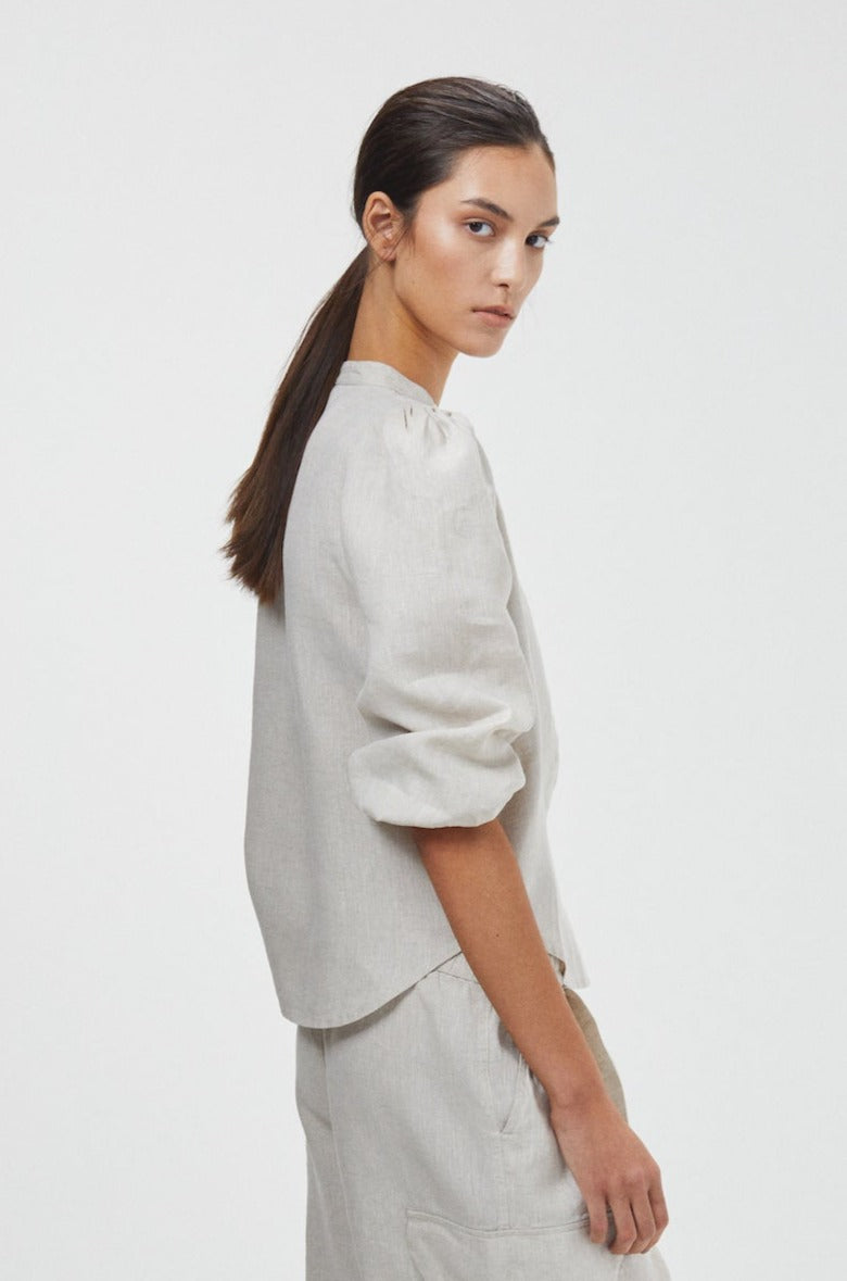 Meknes Linen Shirt - Natural
