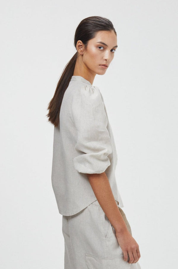 Meknes Linen Shirt - Natural