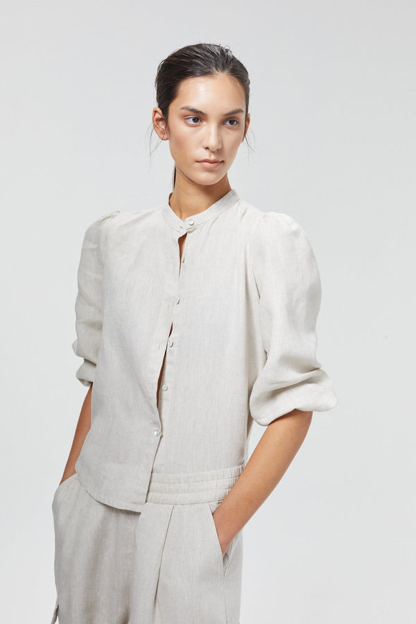 Meknes Linen Shirt - Natural