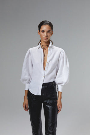 Tori Leather Pants - Black