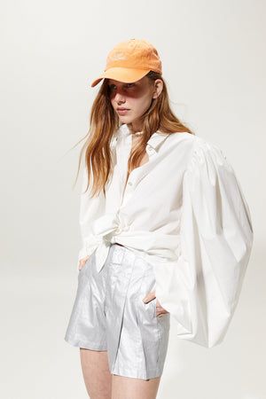 Samba Cotton Poplin Shirt - White