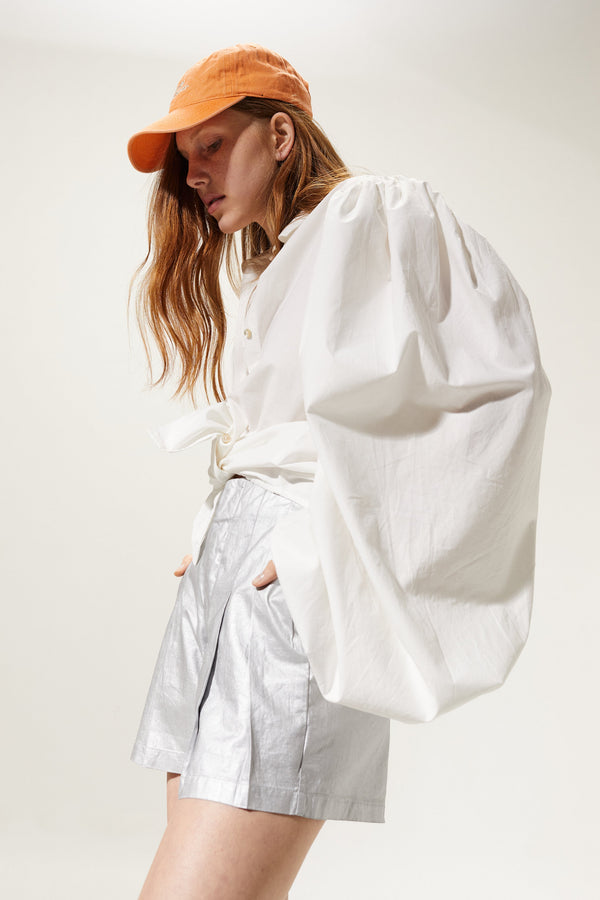 Samba Cotton Poplin Shirt - White