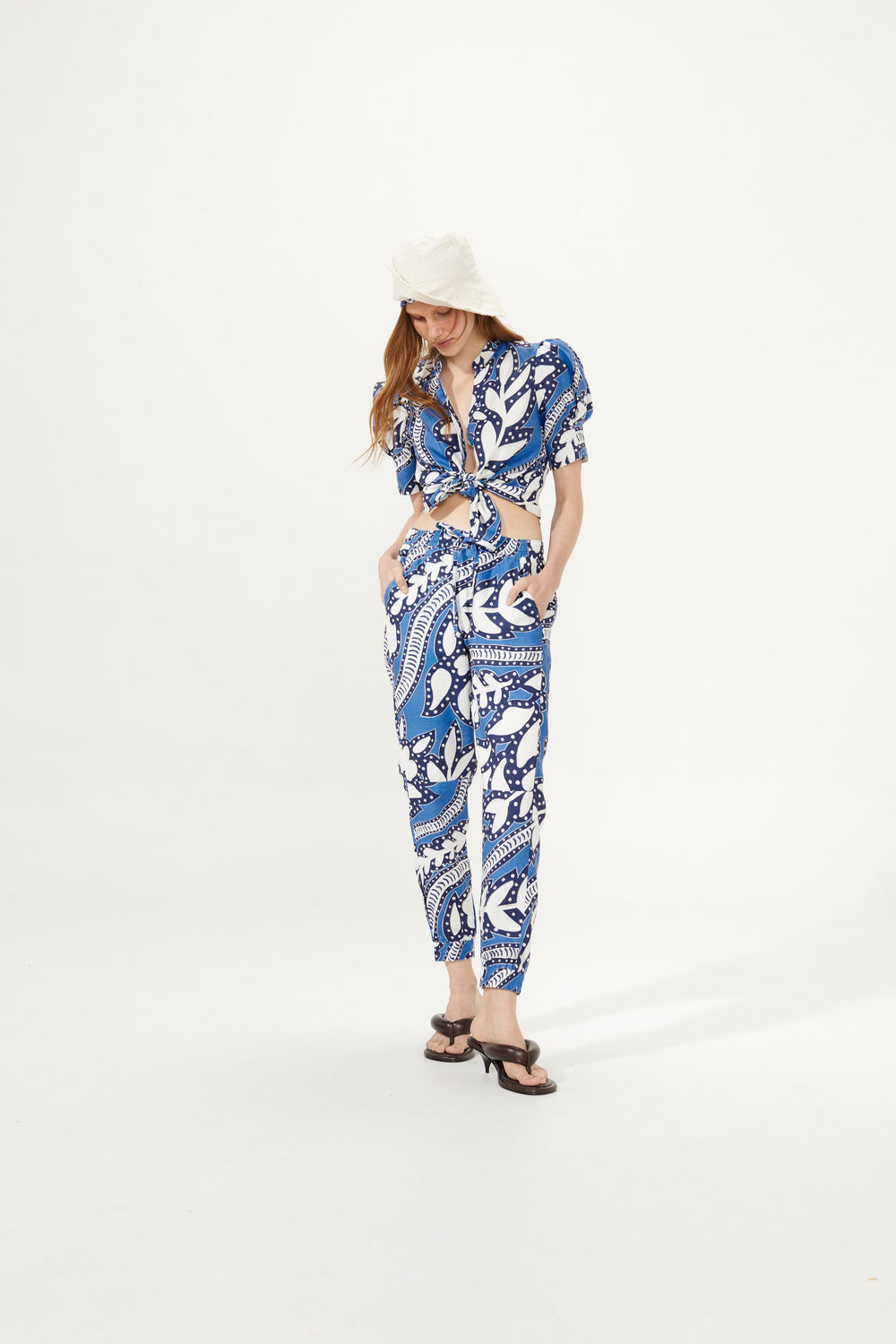 Olympus Linen Jogger Pant - Mykonos