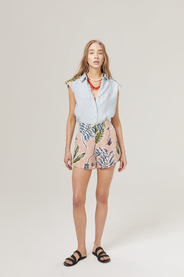 Moon Linen Shorts - Marrakech