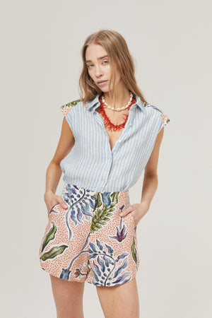 Moon Linen Shorts - Marrakech