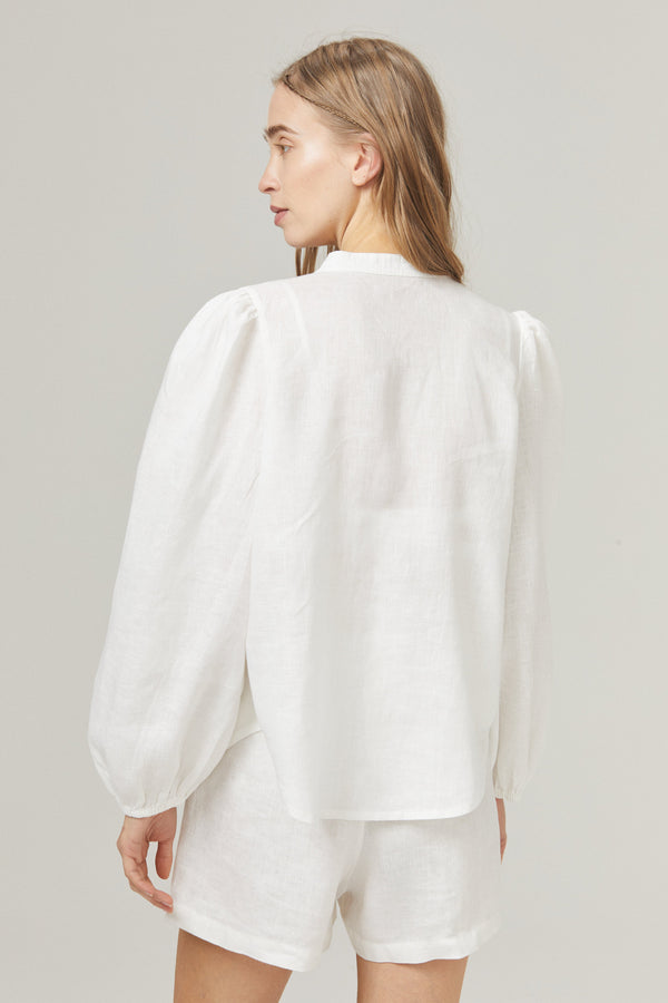 Meknes Linen Shirt - Off White