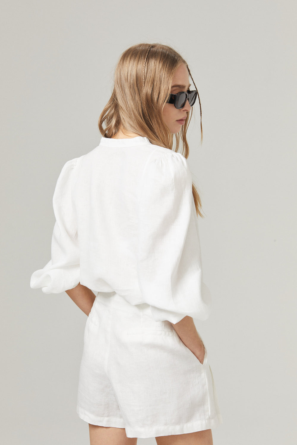 Meknes Linen Shirt - Off White
