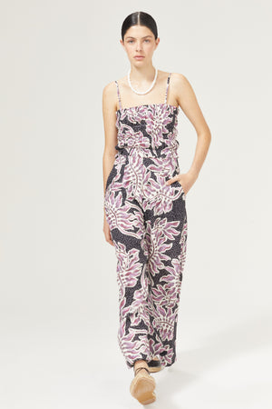 Culotte Linen Pants - Lavender Sky