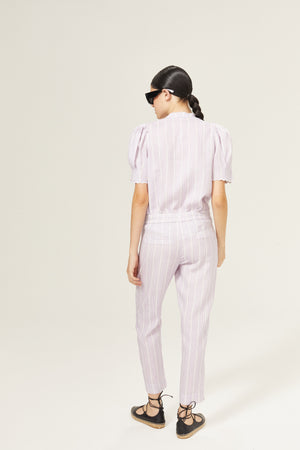 Lotus Linen Pants - Lilac Love