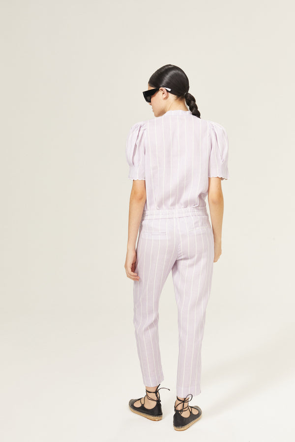 Lotus Linen Pants - Lilac Love