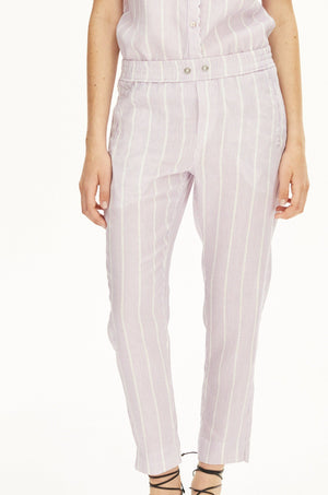 Lotus Linen Pants - Lilac Love