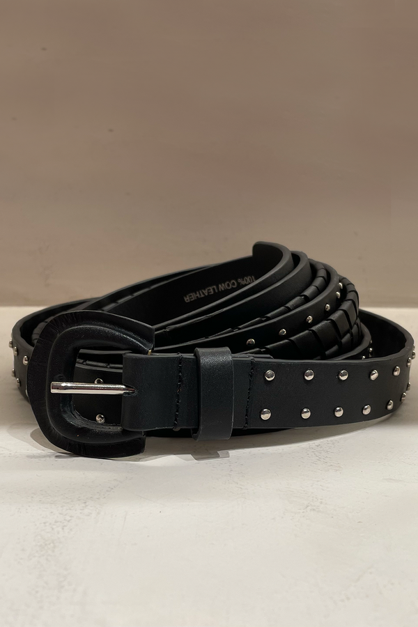 Sierra Leather Belt - Black