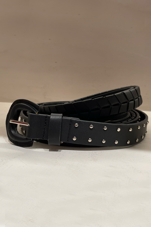 Sierra Leather Belt - Black