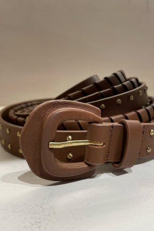 Sierra Leather Belt - Tan
