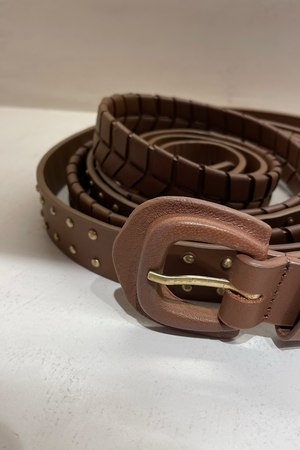 Sierra Leather Belt - Tan