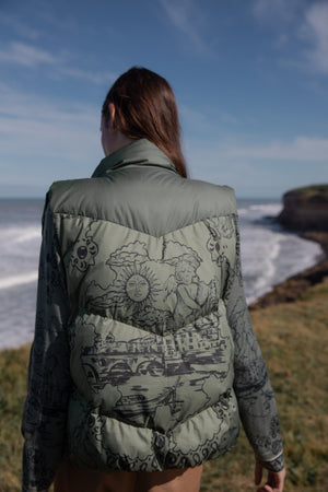 Vest Italian Coast Green