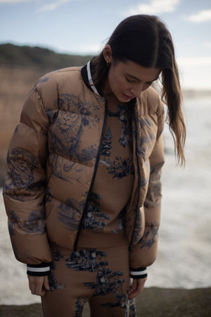 Jacket Landscape Camel