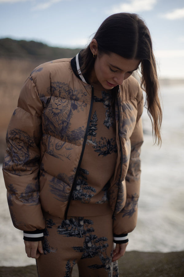 Jacket Landscape Camel