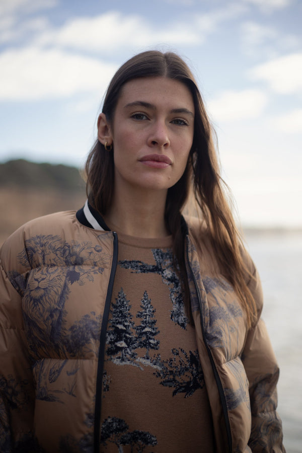 Jacket Landscape Camel