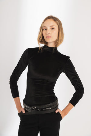 Sierra Leather Belt - Black