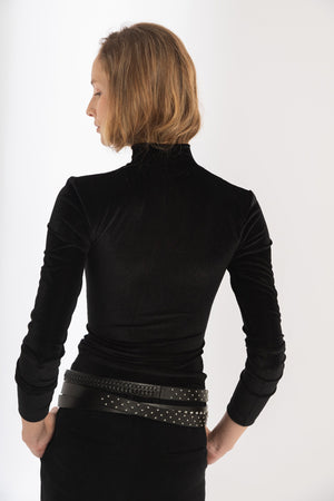 Sierra Leather Belt - Black