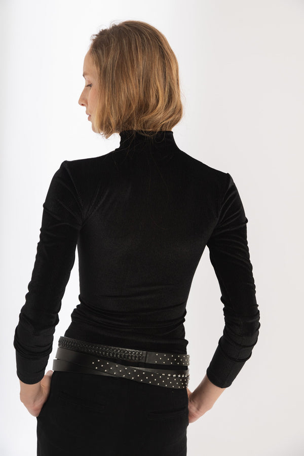 Sierra Leather Belt - Black