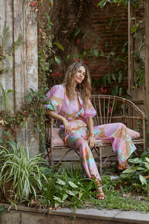 New Luna Linen Pants - Aquarela