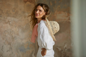 Bubble Linen Shirt - Off White
