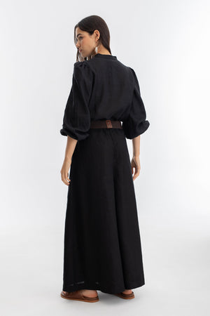 Sabi Linen Pants - Black