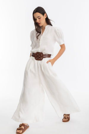 Sabi Linen Pants - Off White