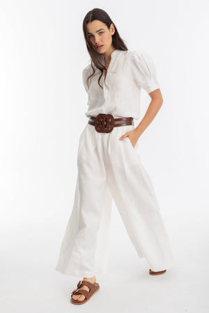 Sabi Linen Pants - Off White