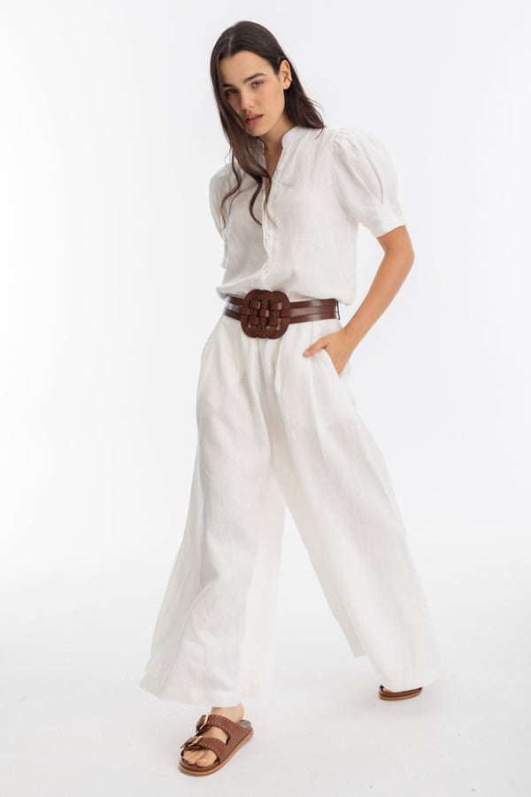 Sabi Linen Pants - Off White