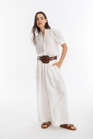 Sabi Linen Pants - Off White