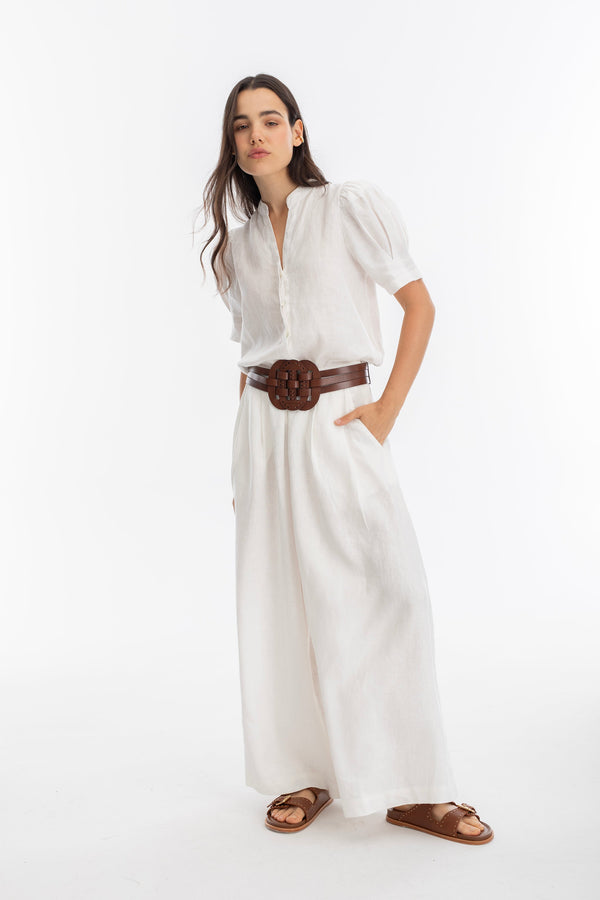 Sabi Linen Pants - Off White
