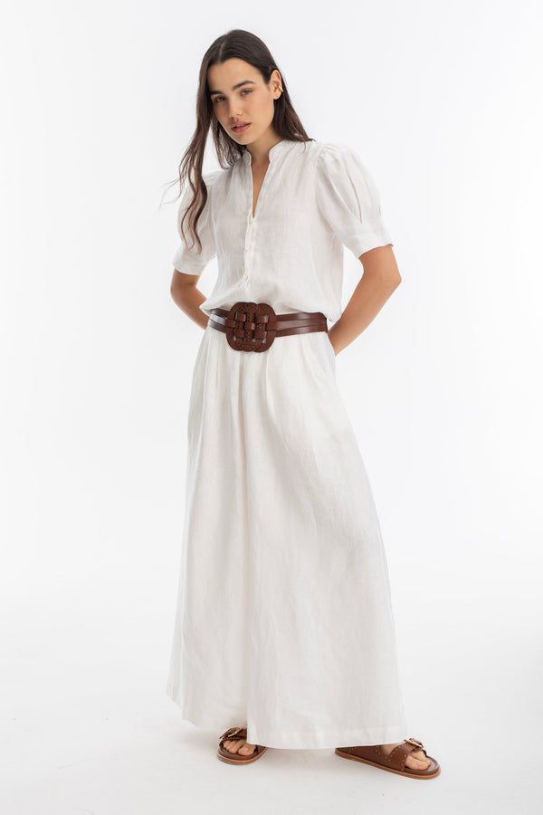 Sabi Linen Pants - Off White