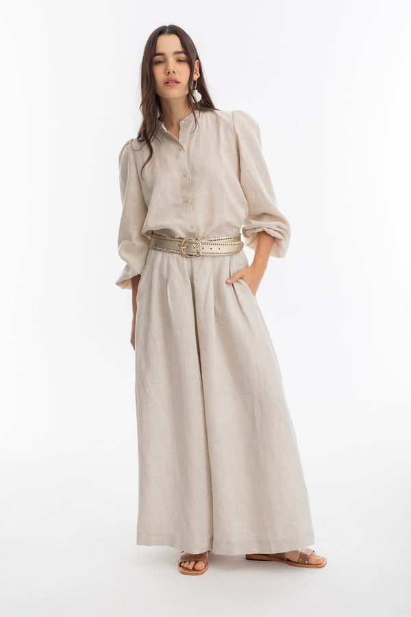 Sabi Linen Pants - Natural