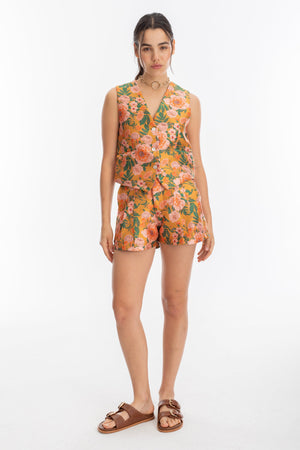 Jack Brocade Vest - Royal Brocade