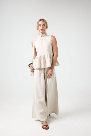 Sabi Linen Pants - Natural